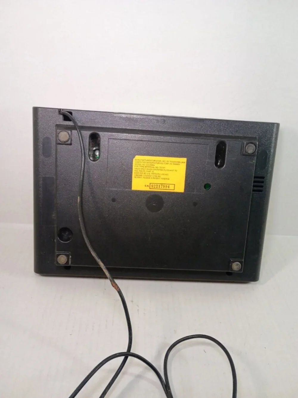 Atari Video Computer System CX-2600A Console UNTESTED Cord Damage See Pic